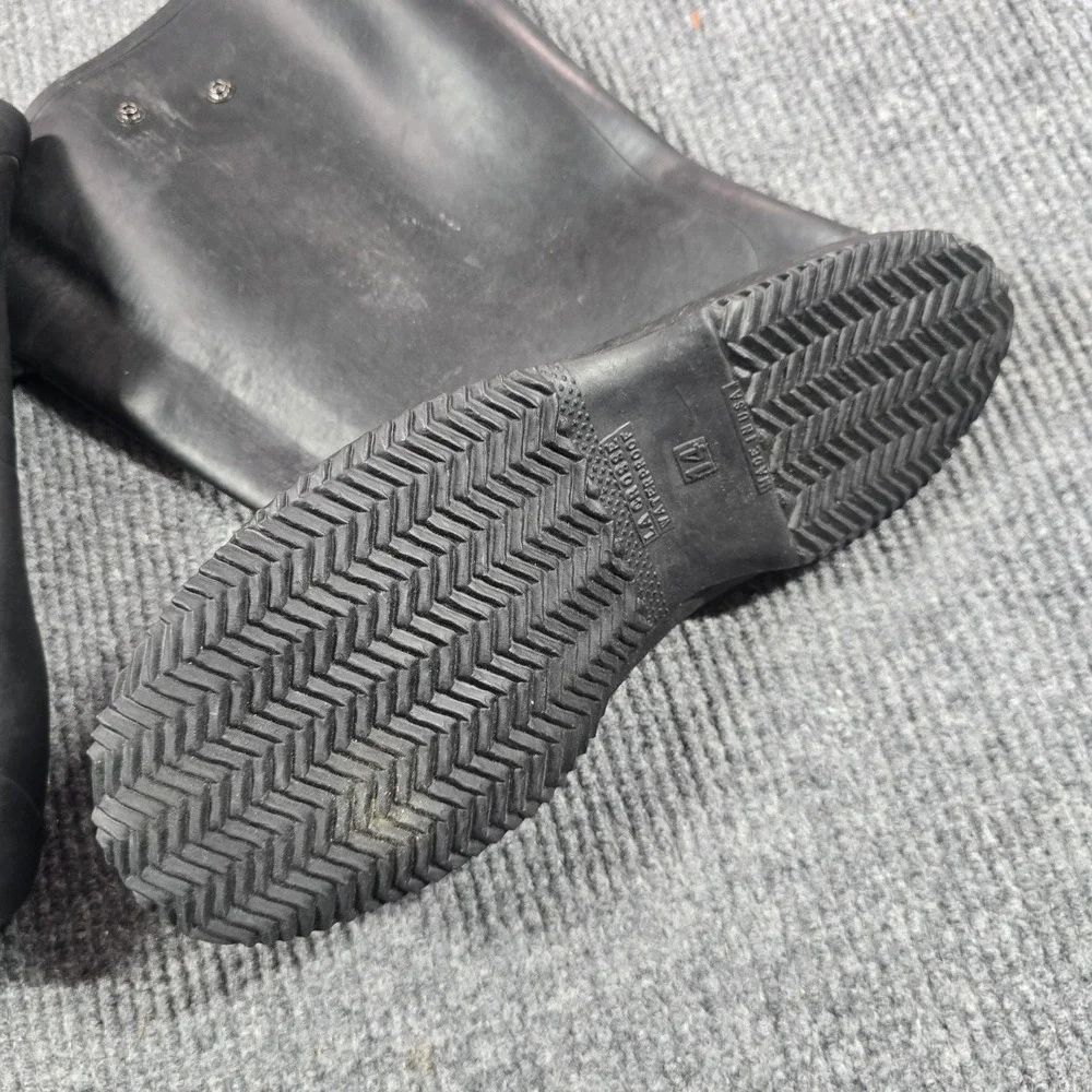 LaCrosse‎ Boots Mens Size 14 Black Rubber Waterproof Overshoe Rain Work USA
